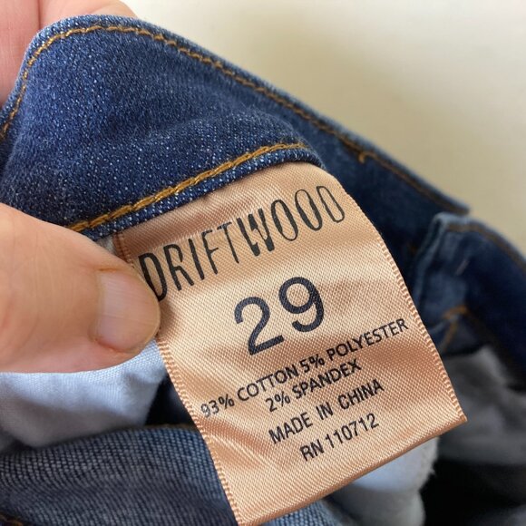 Driftwood Womens Sz 29 Embroidered Jeans Aztec Boho Southwestern Tribal Native - Picture 7 of 7
